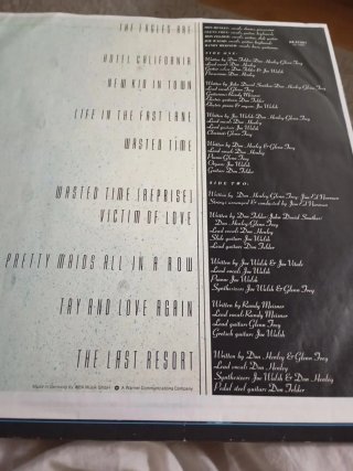 Vinilo Hotel California Ed. Alemana