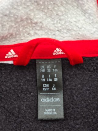 Sudadera Adidas con capucha para niño 7 años