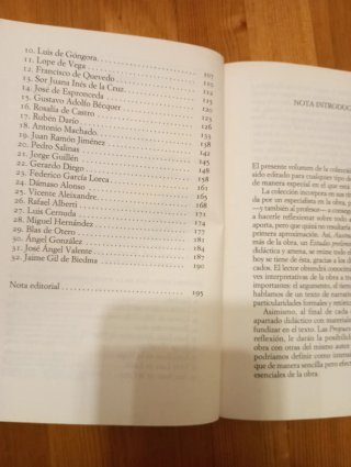 SEGUNDA ANTOLOGÍA DE LA POESÍA ESPAÑOLA, NUEVO!!!