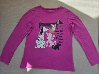 Camiseta niña Nextenso 10 años perros
