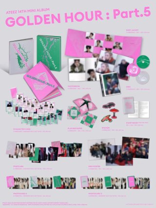 ATEEZ GOLDEN HOUR : PART.5 ( A VER. ) Sin pcs