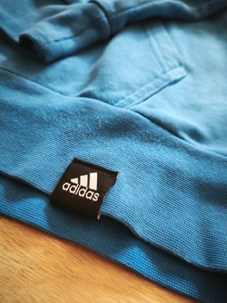 Sudadera Adidas Azul y Naranja