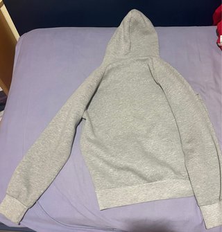 Sudadera Vans Gris Estampado Rosa