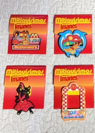 Set Imanes Mitiquisimo McDonald's