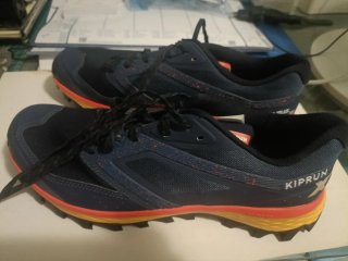 Zapatillas KIPRUN Trekking Running Azul/Naranja