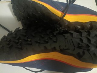 Zapatillas KIPRUN Trekking Running Azul/Naranja