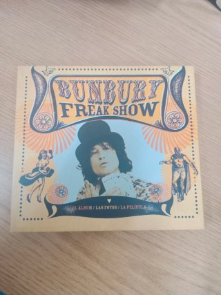CD Bunbury - Freak Show y DVD