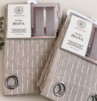 2 Tende Diana Home Collection Tortora