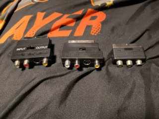 Adaptador RCA a Euroconector 5€ cada uno