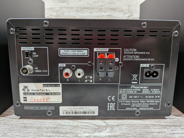 Sistema Hi-Fi Pioneer X-CM35-K Negro