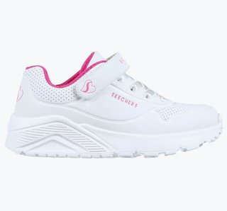 Zapatillas Skechers Niña Talla 33 Blancas y Rosas