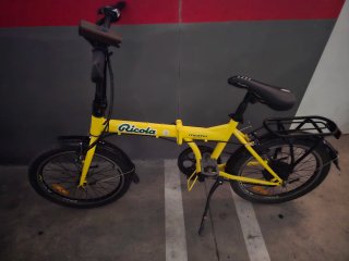 Bicicleta Plegable Amarilla Moma Ricola