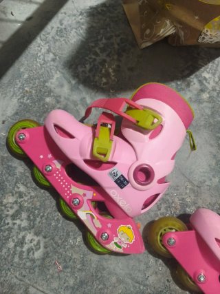 Patines en línea rosas Decathlon niña talla 28-30
