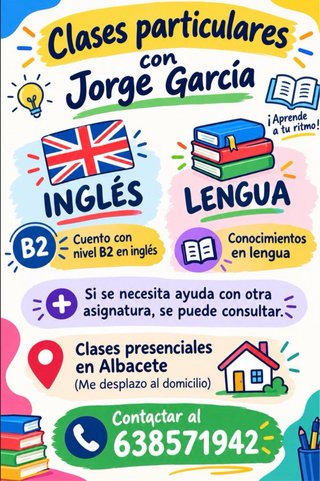 Clases y apoyo escolar en ingles y lengua