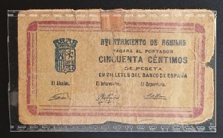 50 céntimos 1937 Ayuntamiento de Águilas (Murcia)