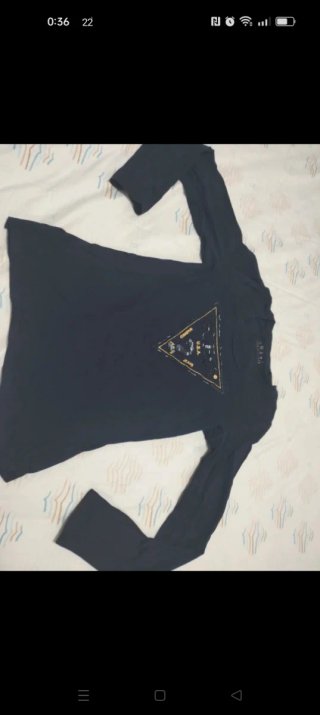 Camiseta Guess Mujer Talla M Azul Marino