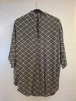 Blusa Zara Cuello Alto Estampada