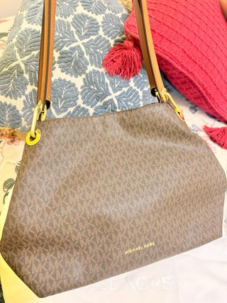 Bolso Michael Kors Marrón y Dorado