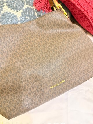 Bolso Michael Kors Marrón y Dorado