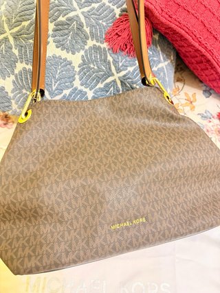 Bolso Michael Kors Marrón y Dorado