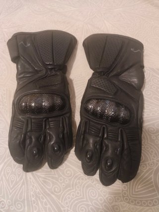 Guantes de moto negros