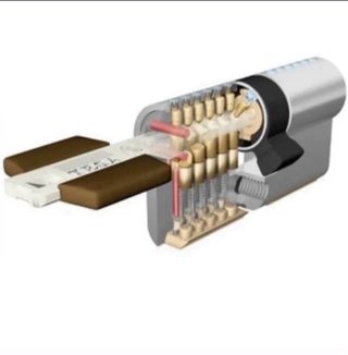 Cilindro Tesa TK100 30x30mm Leva Larga