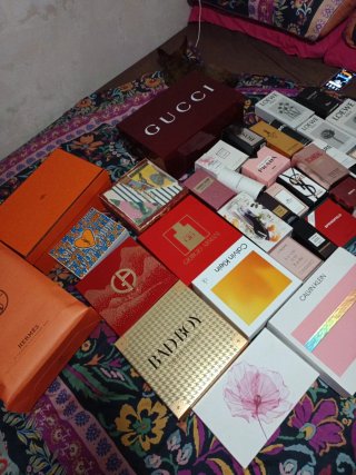 Lote Cajas Perfume y Zapatos Vacías