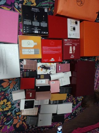 Lote Cajas Perfume y Zapatos Vacías