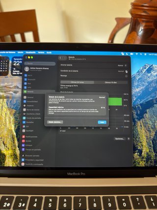 MacBook Pro M1 91%
