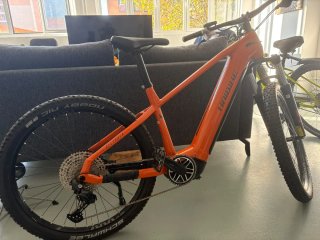 Bicicleta eléctrica Haibike naranja