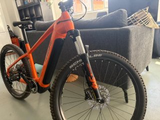 Bicicleta eléctrica Haibike naranja