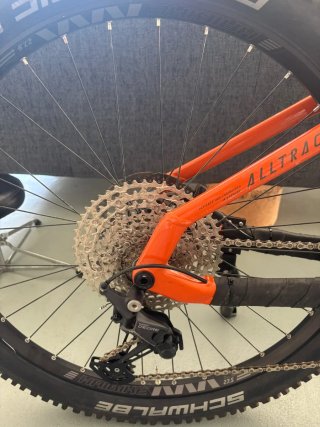 Bicicleta eléctrica Haibike naranja
