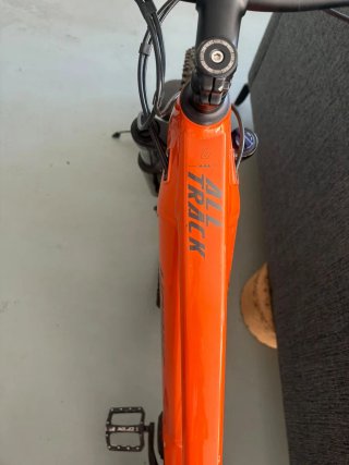 Bicicleta eléctrica Haibike naranja