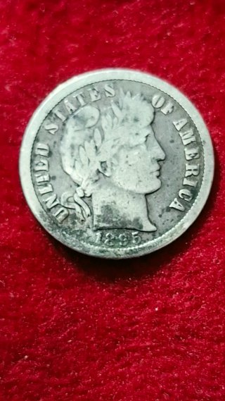 Moneda One Dime 1895 Plata Antigua