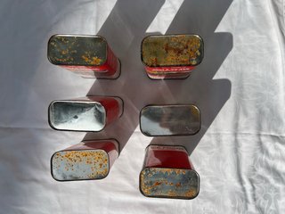 6 Latas Vintage Wynn's Ice Proof Diesel