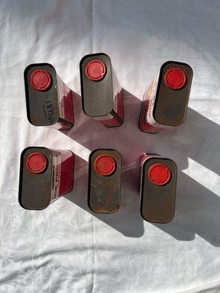 6 Latas Vintage Wynn's Ice Proof Diesel