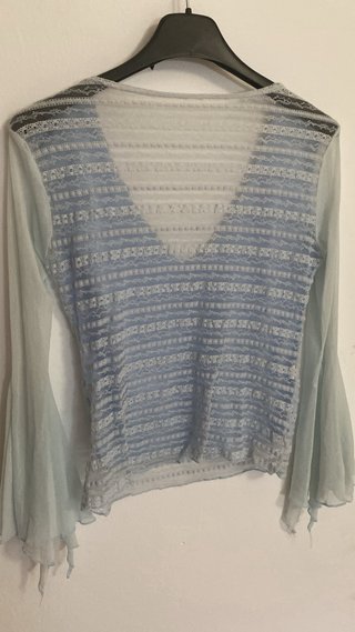 Camiseta azul vintage
