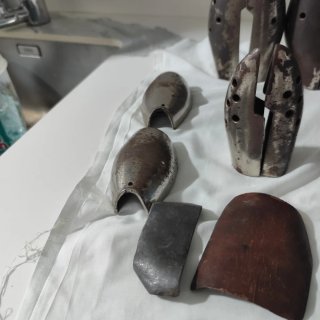 Horma industrial zapatero antigua