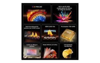 TCL 65 SQD-Mini LED 4K HDR10+ Smart TV