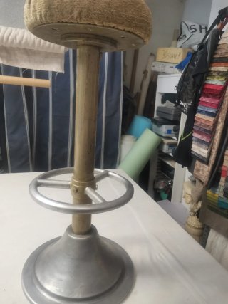 Taburete Alto Vintage Restaurado