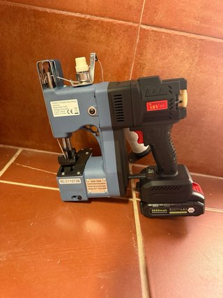 Máquina coser sacos portátil 18V