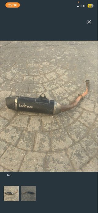Escape LeoVince Honda SH 125 sin Db killer 2013-16