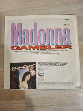 Madonna Gambler Vinilo