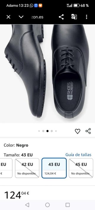 Zapatos de vestir negros para hombre