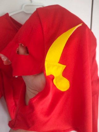 Disfraz de Flash para niño. Talla 5 años