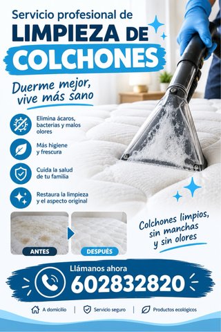 Limpieza de colchones