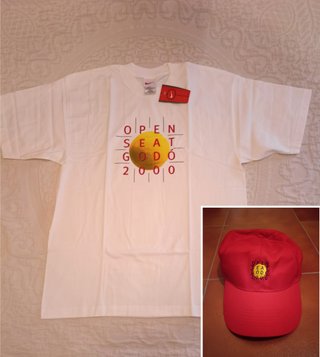 Camiseta y Gorra SEAT Open Godó 2000, sin estrenar