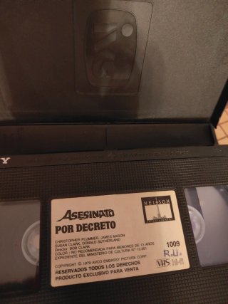 Lote 2 Películas VHS Sherlock Holmes Cine