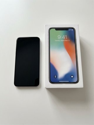 iPhone X Apple Blanco/Plateado