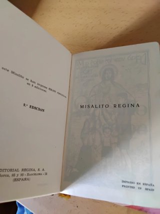 Misalito de Regina de piel 9ª edición.